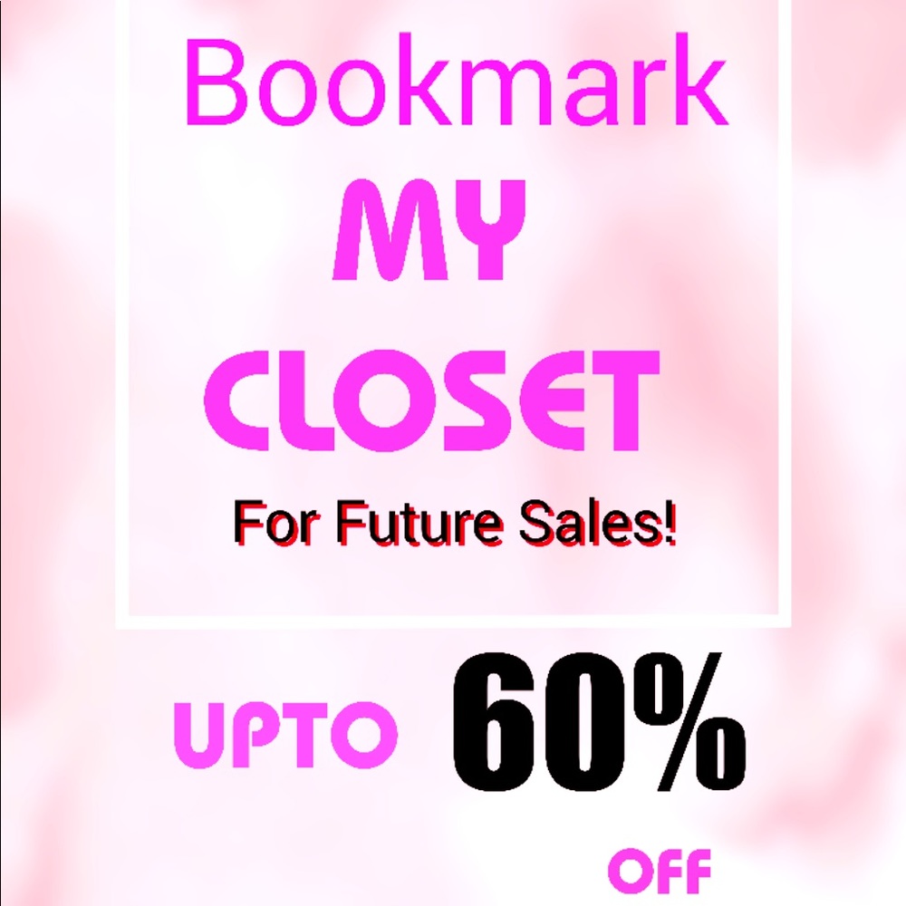 Bookmark this closet for future sales!
